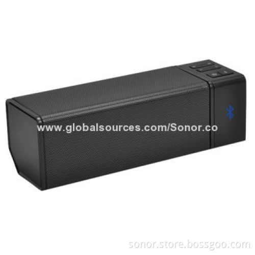 Wireless Bluetooth Speaker, 6RMS with Aux-in, Built-in High-sensitivity Microphone